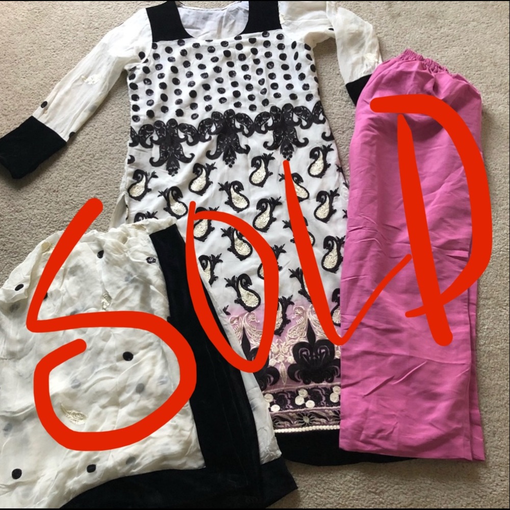 Pakistani/Indian Party Dress 3 piece